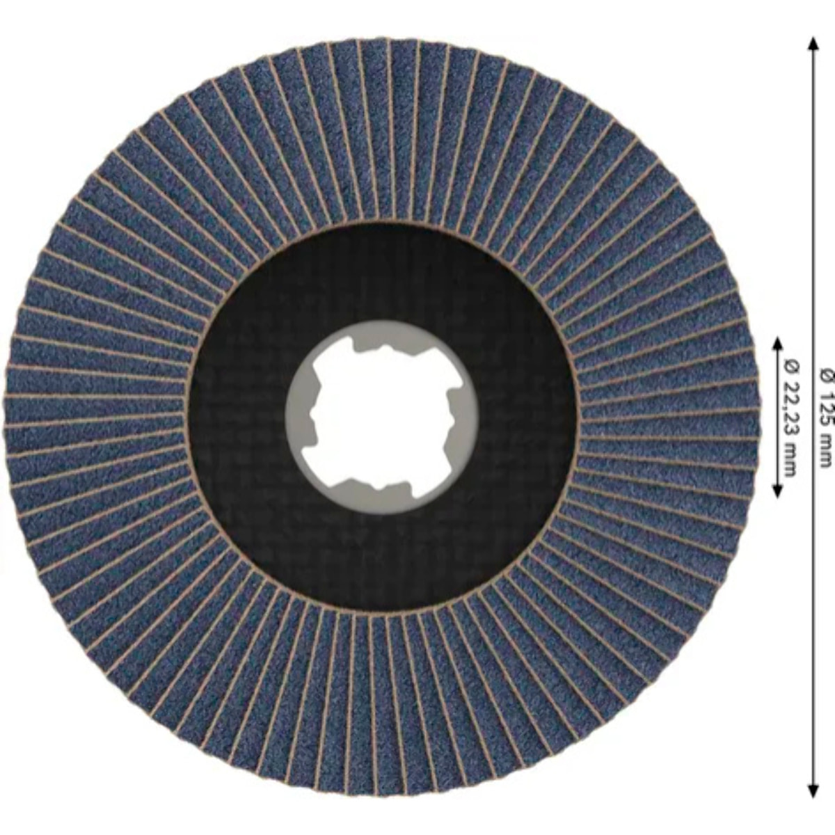 Disque X-Lock lamelle Coude Best Metal BOSCH Ø125 Grain 40 - 2608619201