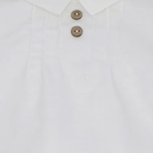 CAMISA VIELLA LORZAS Y BOTONES COCO CRUDA