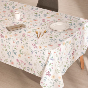 Mantel estampado antimanchas ILMA MULTICOLOR