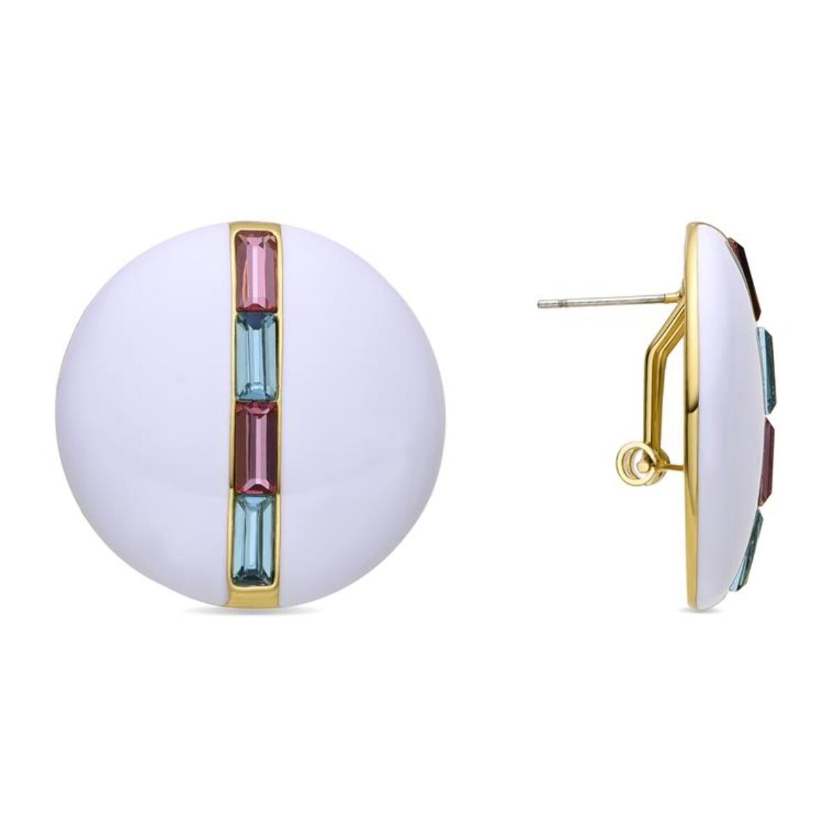 Pendientes Lux by Lux acabadoss en oro amarillo 18K