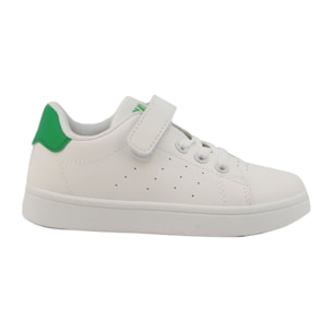 Zapatillas Sneaker para Niño- Shone 001-002 White/Green