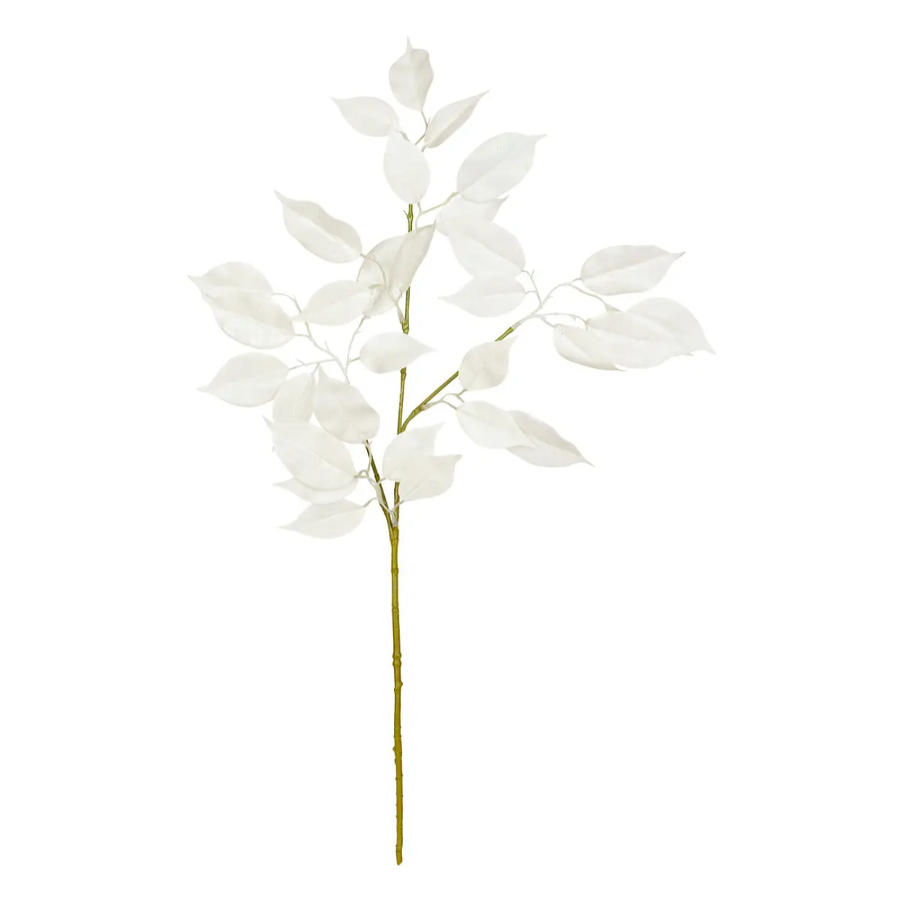Branche Ficus blanc 93cm
