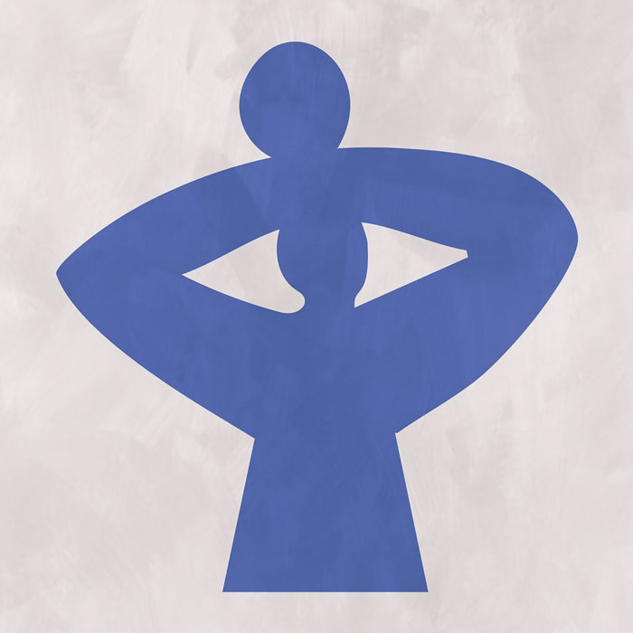 Tableau courbe bleue grecque Tableau plexiglas