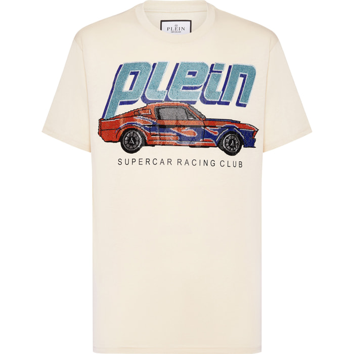 PHILIPP PLEIN T-Shirt Round Neck RACING