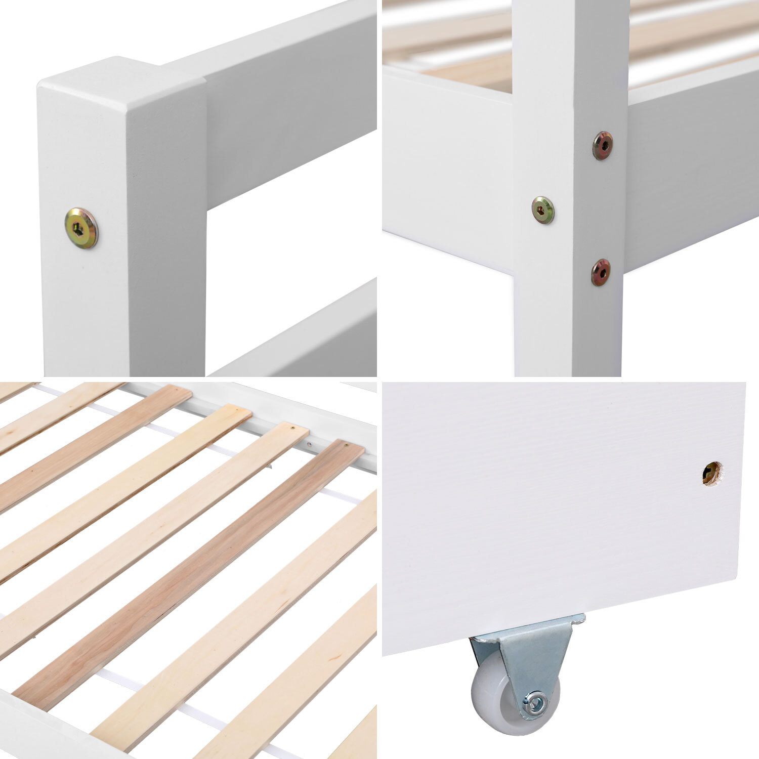 Lit banquette pour enfant 190x90cm avec tiroirs JULES