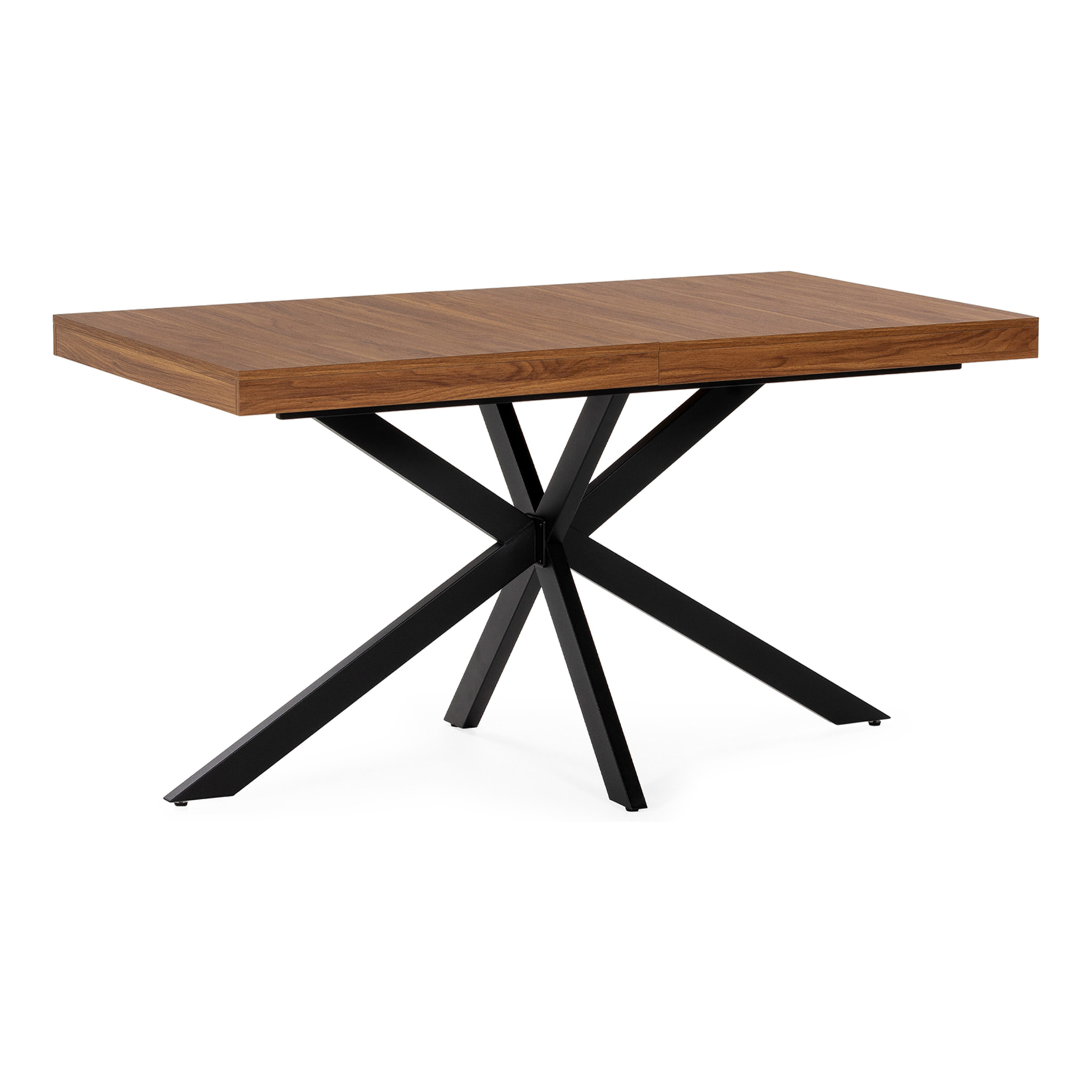 Mesa de Comedor Extensible Genova efecto Nogal, 140-180 cm
