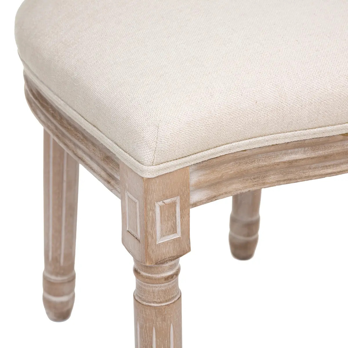 Chaise "Cléon" - beige lin