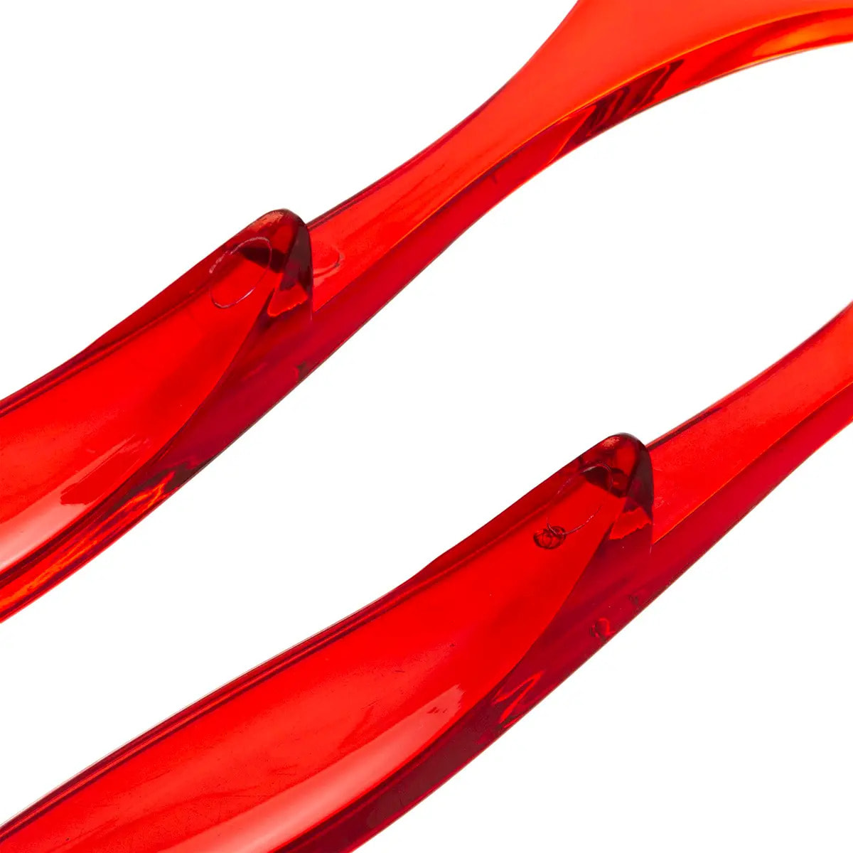 Couverts à salade "Square" rouge nacarat