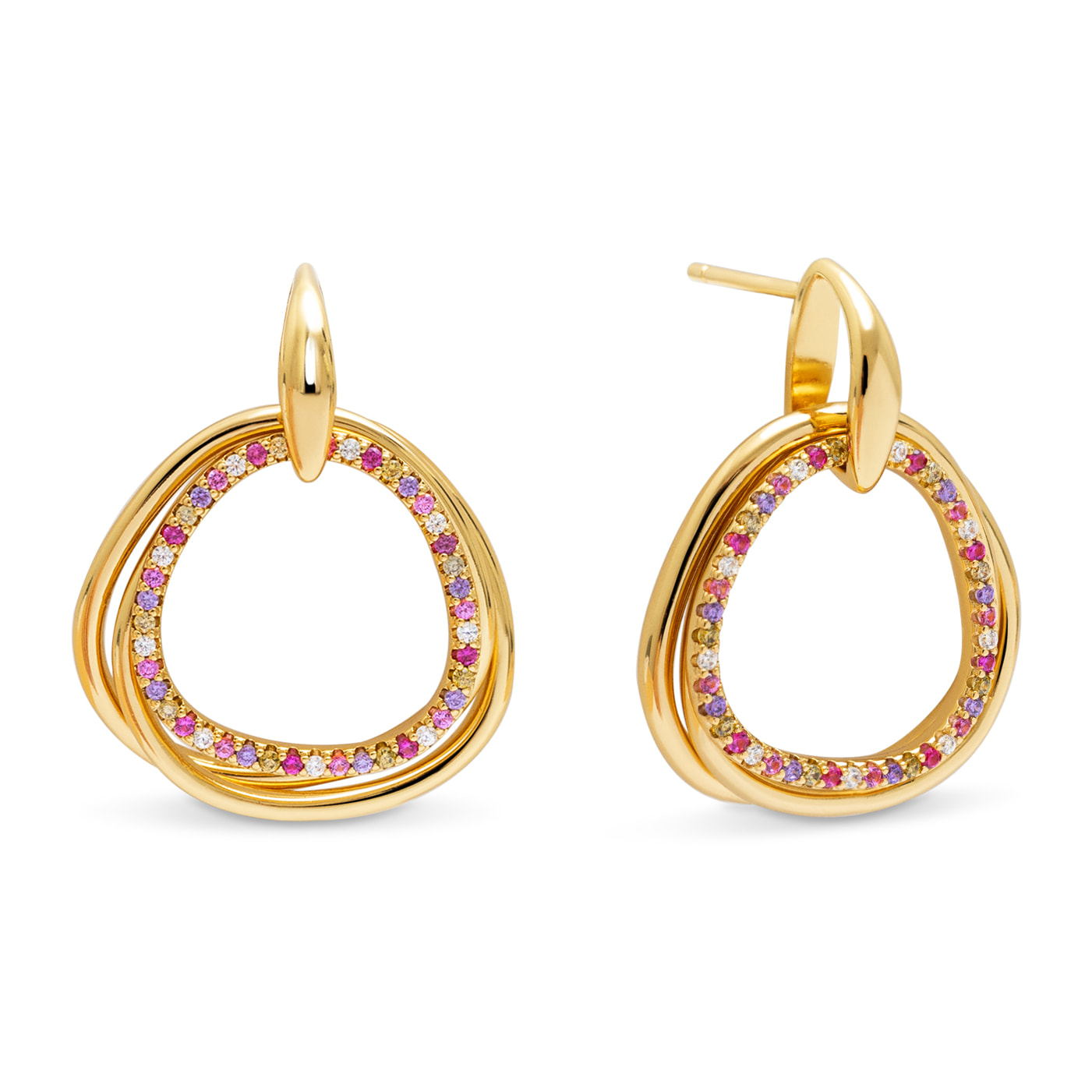 Pendientes Oria Colors Baño Oro