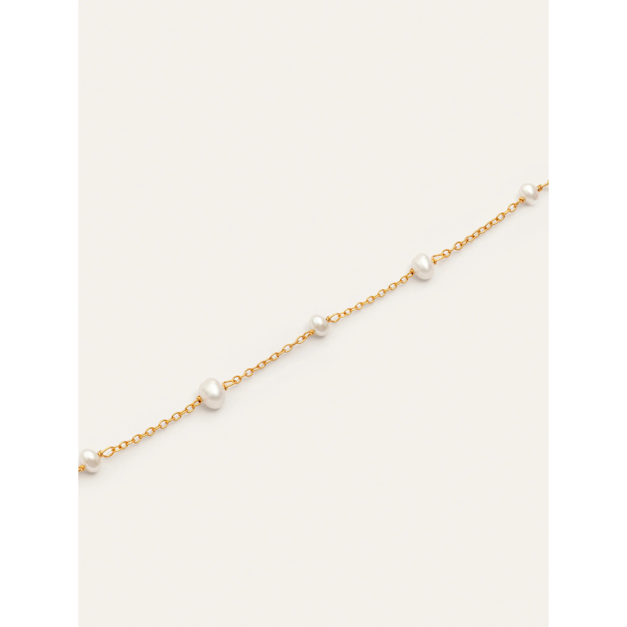 Collana Pearl & Pearls Argento Placcato Oro