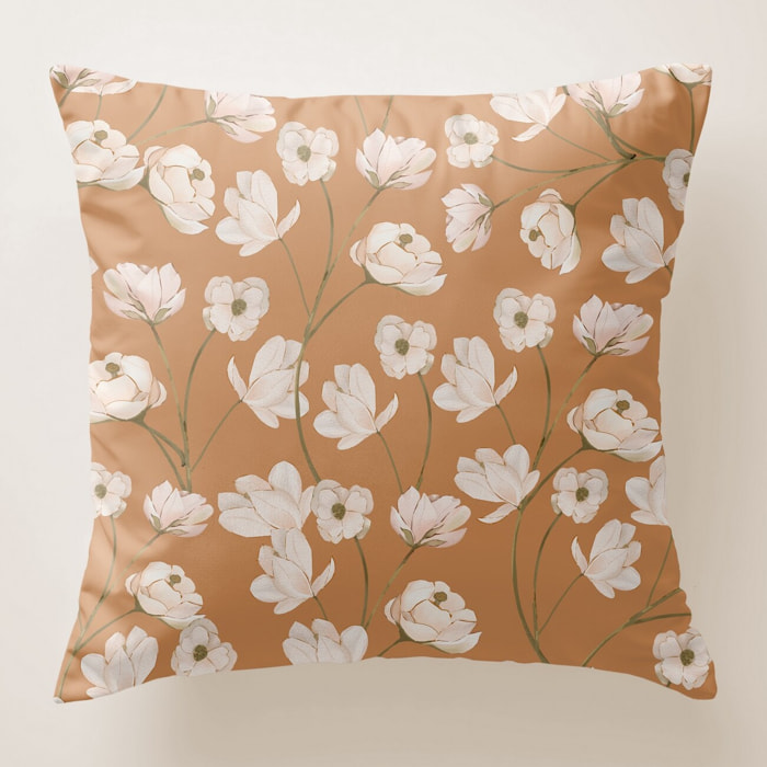 Housse de coussin Liberty ocre