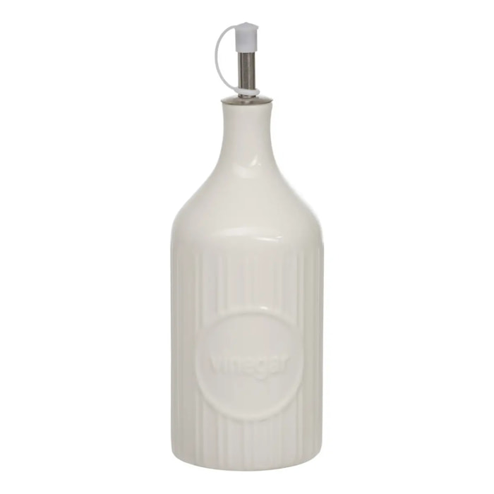 Bouteille condiment grès blanc 0,5L