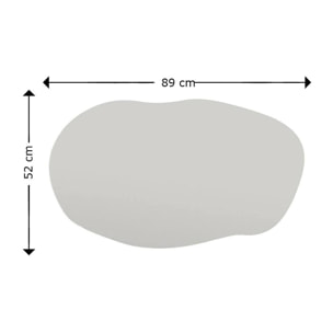 Specchio Dpecchi, Specchiera, Articolo d'arredo a muro, Decorazione con specchio, 52x2h89 cm, Nero