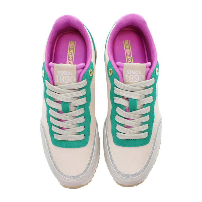 U.S. Polo Assn. - Sneakers SACHA007W/5NS1 in sintetico per donna