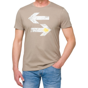 T-shirt DIRECTION 100% cotone Khaki