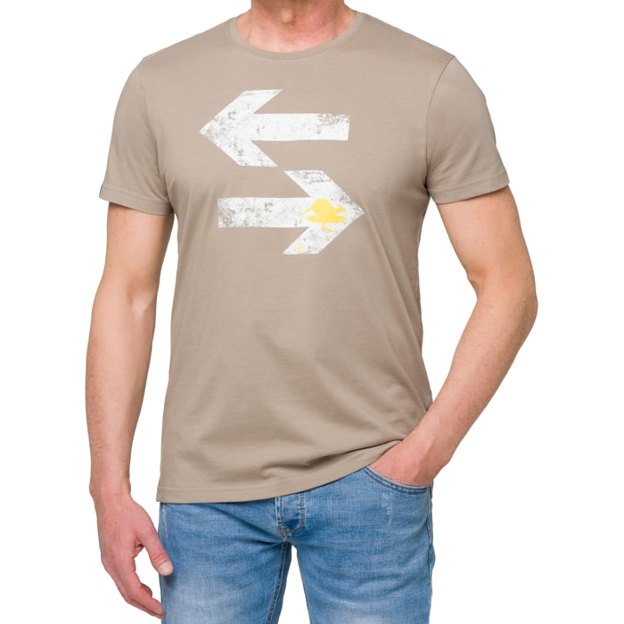 T-shirt DIRECTION 100% cotone Khaki