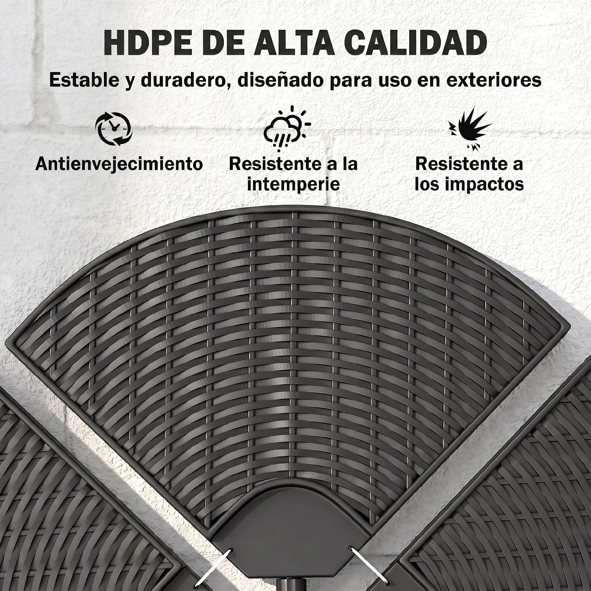 Outsunny Base para Sombrilla de 4 Piezas Soporte para Parasol Rellenable con Arena 68 kg o Agua 52 L para Jardín Patio Terraza Negro