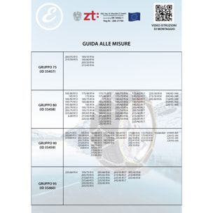Catene Da Neve In Metallo 9 mm Omologate TUV e GS Onorm Montaggio Rapido Per Auto Macchina Furgone SUV Con Tensionatore Autobloccante (Misura 80)