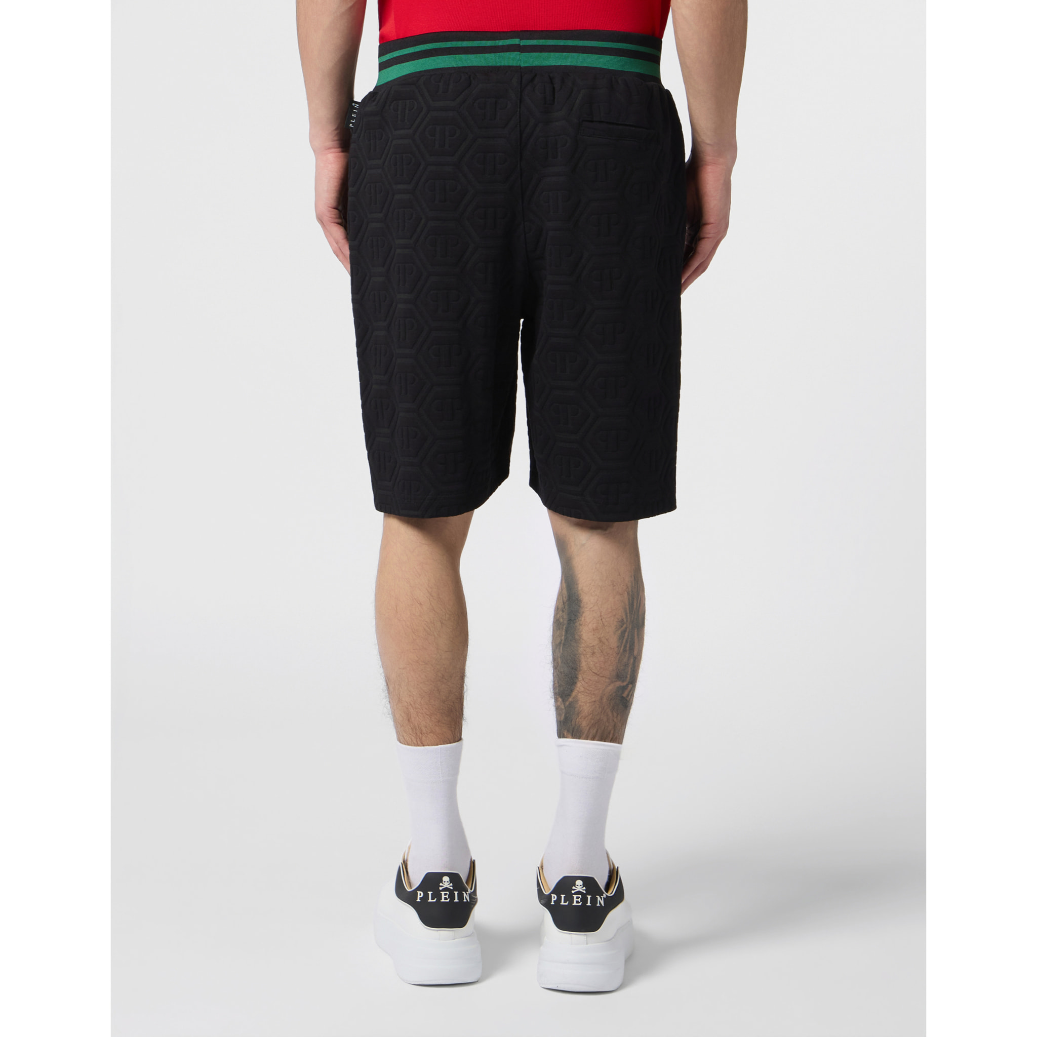 PHILIPP PLEIN Tracksuit Shorts Jacquard Monogram