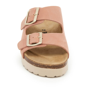 SANDALO CON ZEPPA BILLOWY ROSA