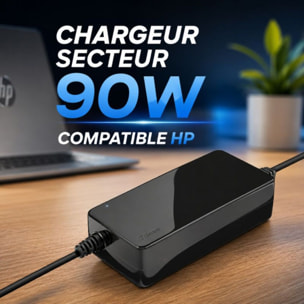 Chargeur ordinateur portable TRUST 90W pour PC portable HP MAXO