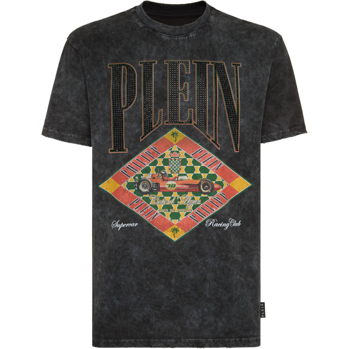 PHILIPP PLEIN T-Shirt Round Neck D AZUR