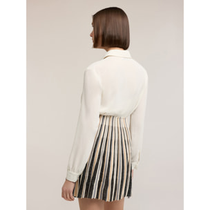 Motivi - Camicia in chiffon - Bianco