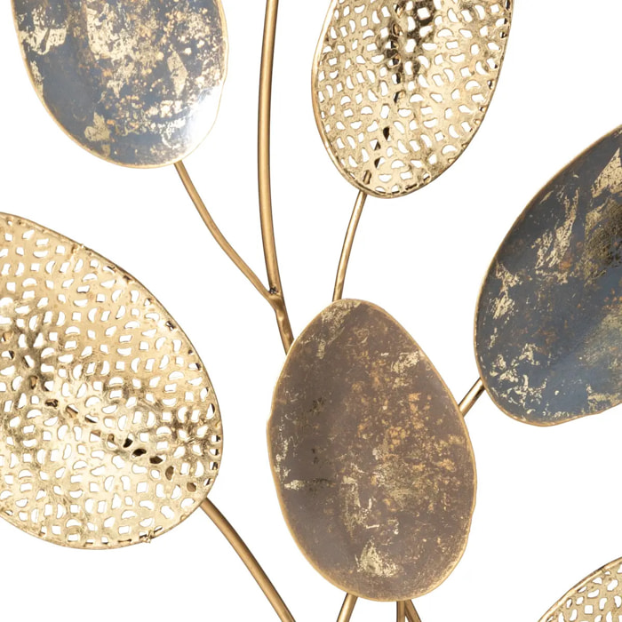 Feuille déco Eléna H.53cm métal