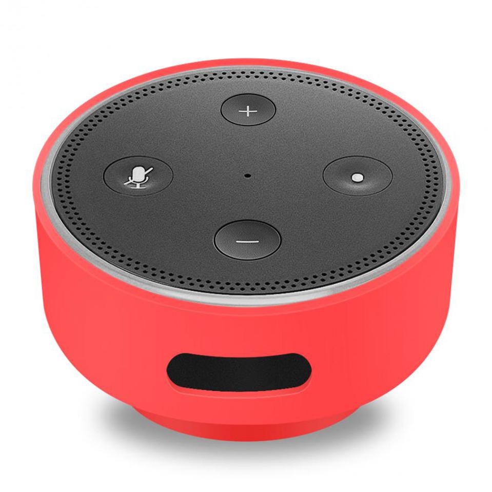 Carcasa de silicona para Amazon Echo Dot (Gen 2) con ventosa