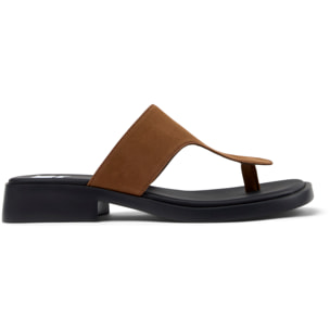 Sandalias - CAMPER Dana Twins - Marron - Cuero nobuk