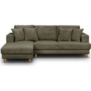 Canapé d'angle à gauche convertible 4 places - MARCEAU