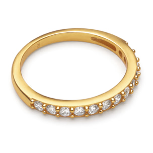 Anello Shine Argento Placcato Oro