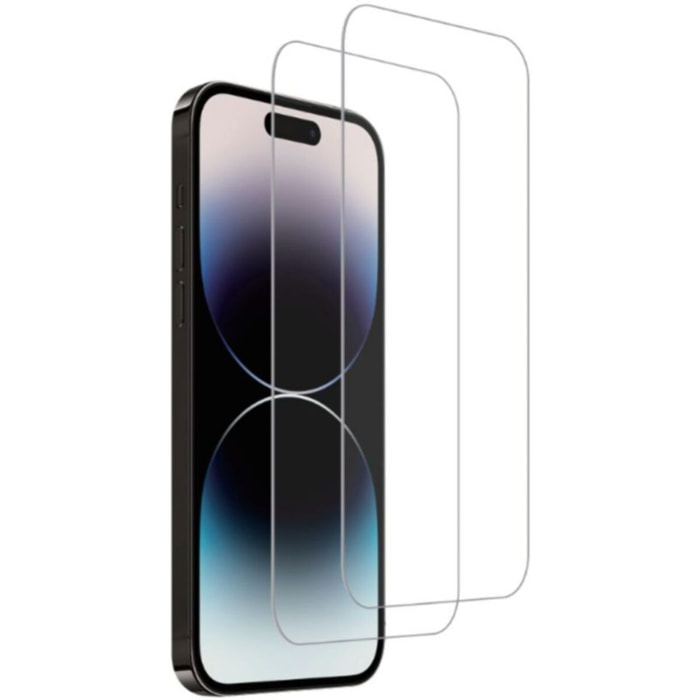 Protège écran ESSENTIELB iPhone 15/15 Pro/16 Verre trempé