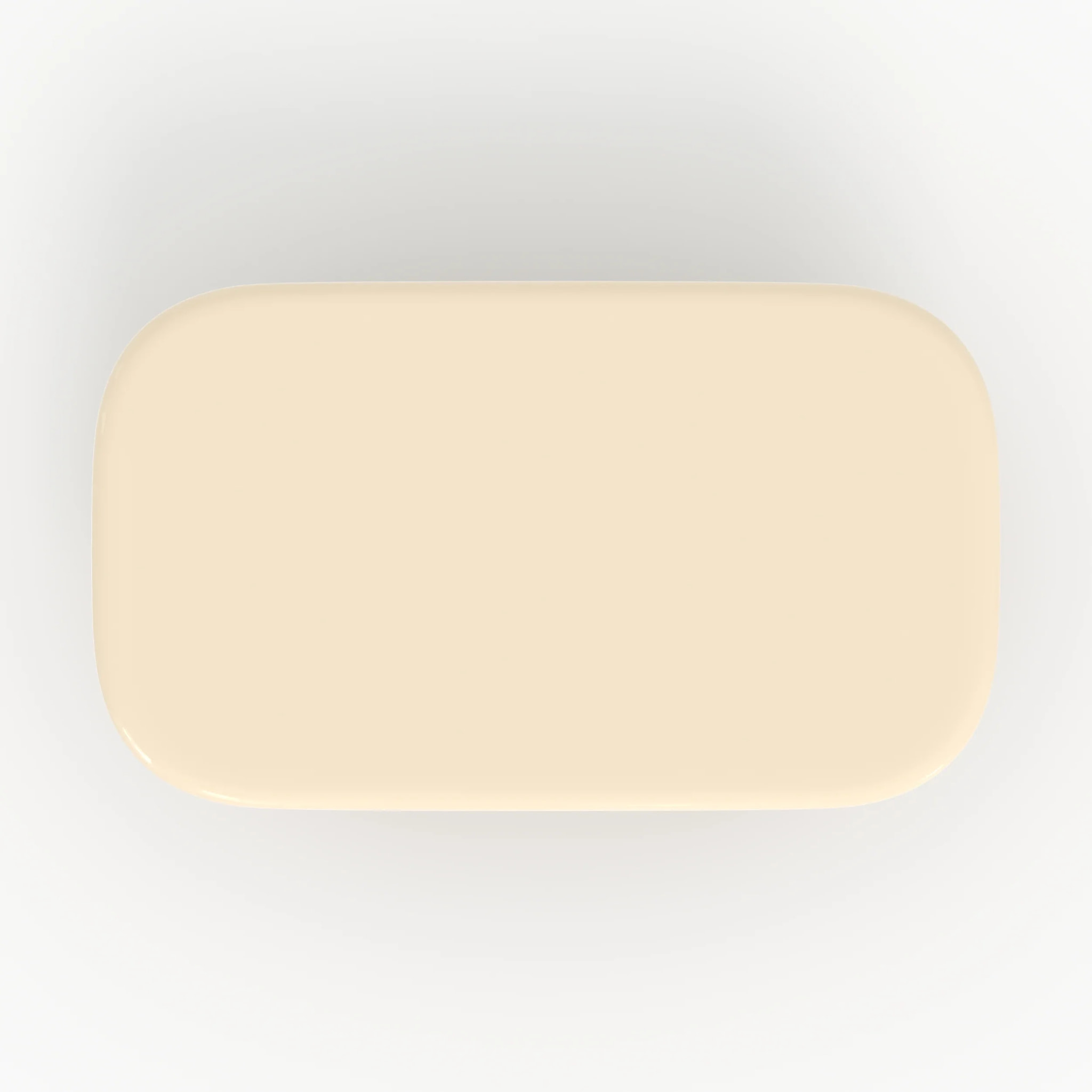 Table basse rectangulaire laquée blanche en MDF - Lolly