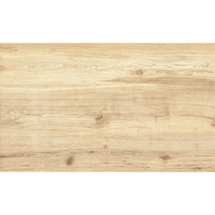 Rouleau revêtement adhésif vinyle au mètre - Sticker lavable Cuisine Meuble Armoire Porte - BOIS CHÊNE BLANC