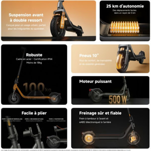 Trottinette électrique XIAOMI Electric Scooter 6 Lite Noir