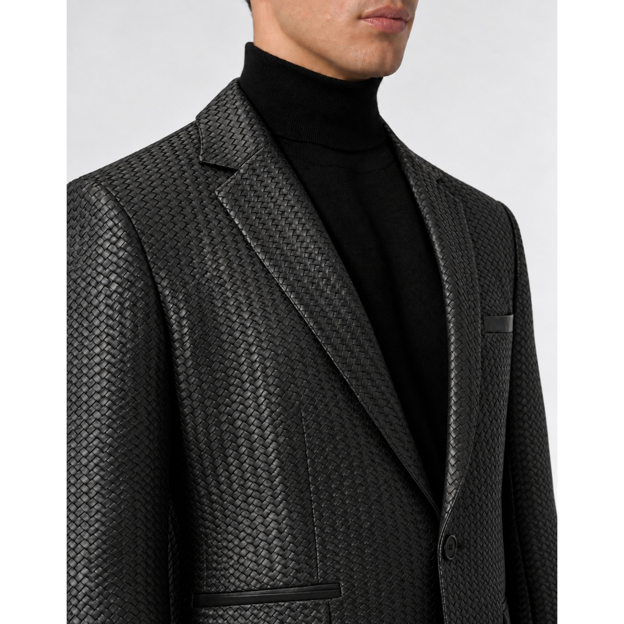 PHILIPP PLEIN Blazer de cuero