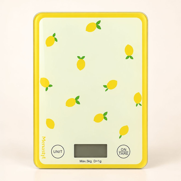Balance de cuisine électronique citron 5kg CITRON
