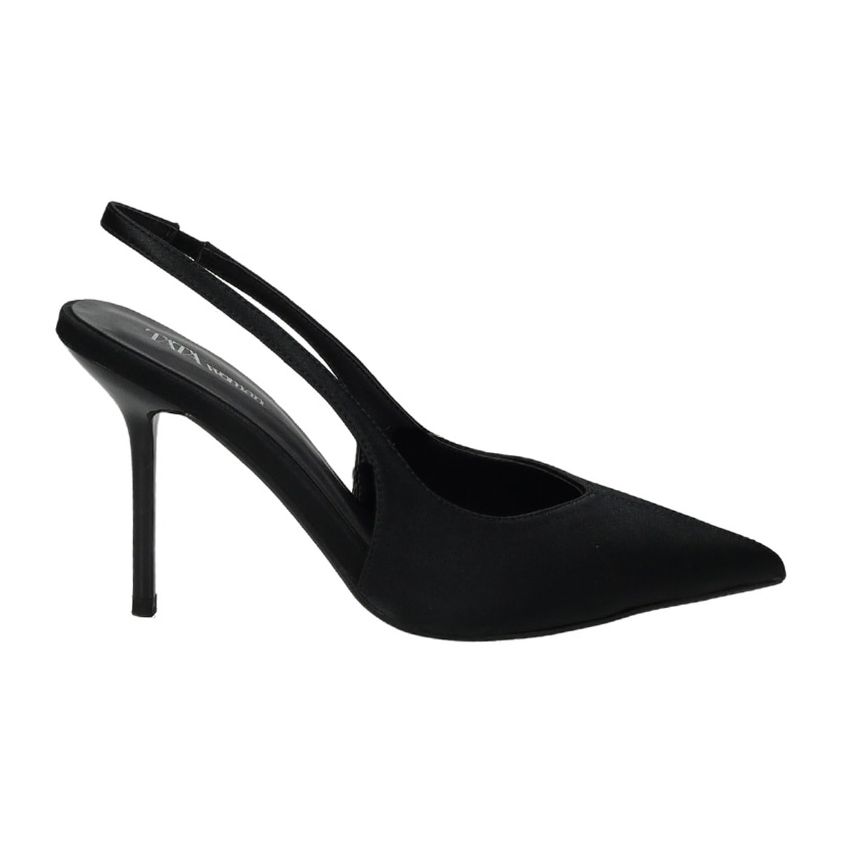 Décolleté sling back Donna Tata Italia Nero