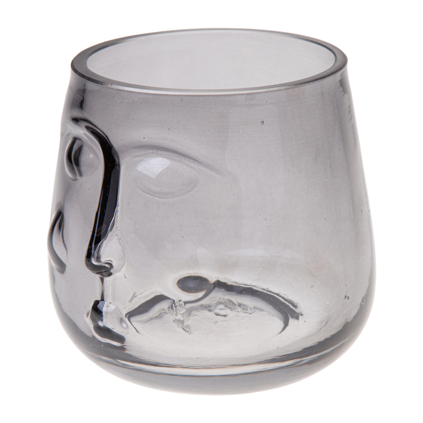 Vaso Testa Diametro 13 H 12,50 Cm - Pezzi 2 - 13X12,5X13cm - Colore: Marrone - Bianchi Dino - Decori Casa E Complementi