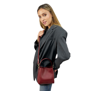 Bolso Cruzado Cheval Firenze Aida Rojo Oscuro