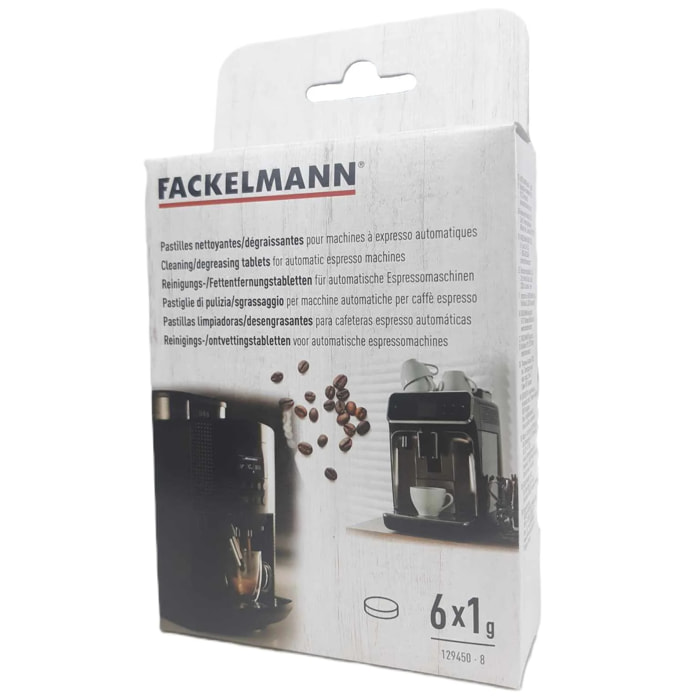 Pastilles détergentes pour appareils électroménagers par 6 Fackelmann Petit Déjeuner