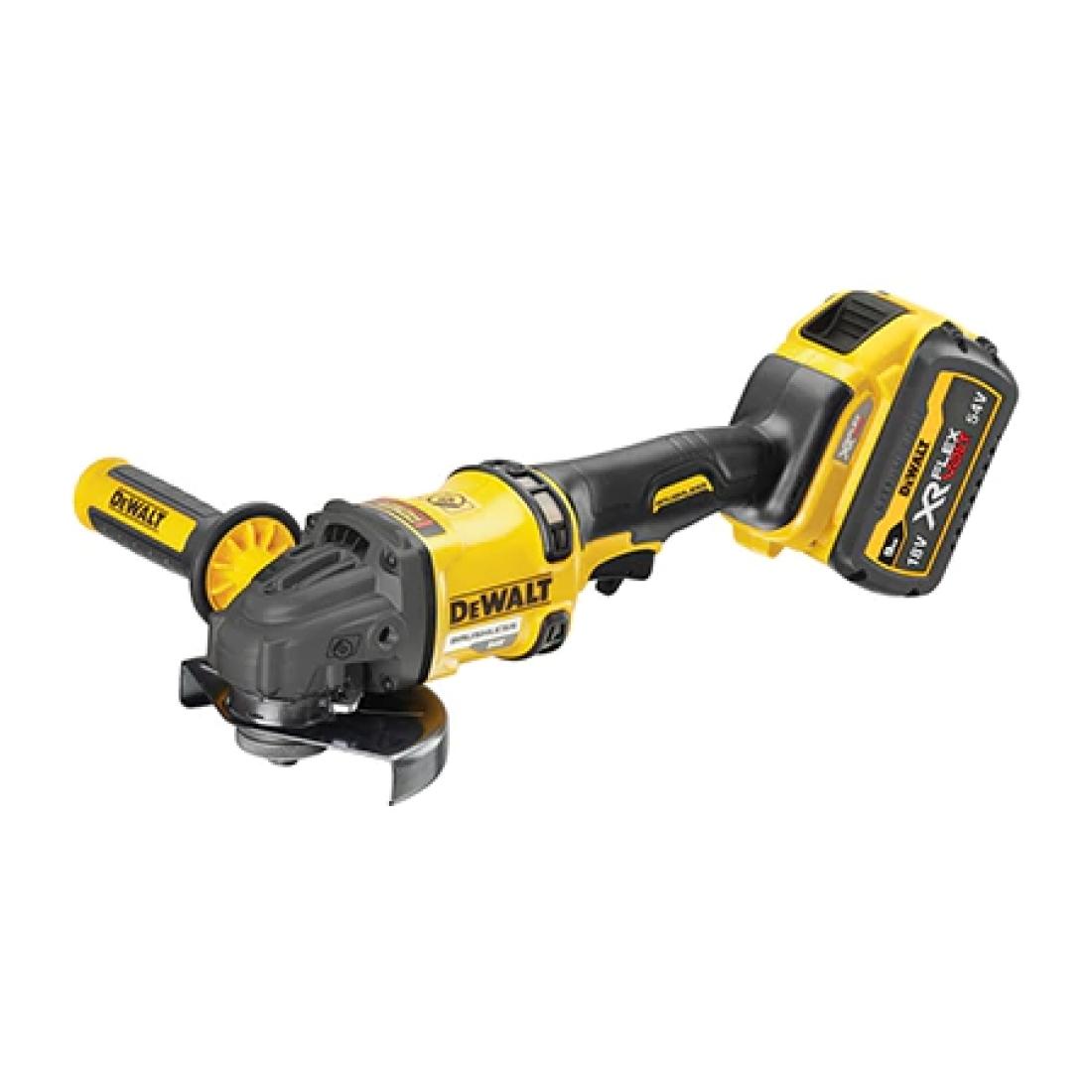 Meuleuse 2.0 XR FLEXVOLT 54V 2Ah Li-Ion Brushless 125mm DEWALT - 2 batteries - coffret TSTAK - DCG418T2-QW