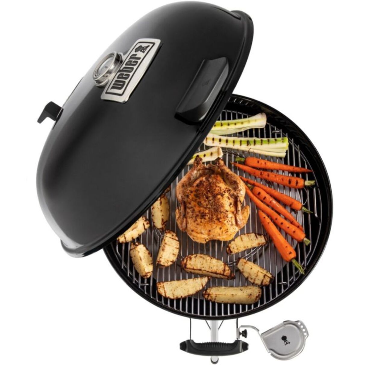 Barbecue charbon WEBER master-touch GBS premium E-5775 black sur pied 57 cm