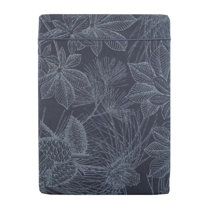 Drap plat Marronniers bleu