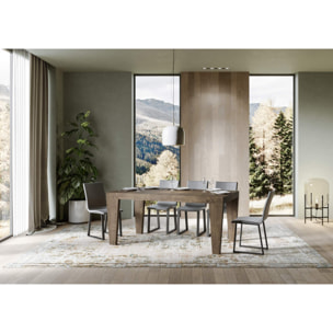 Tavolo allungabile 90x200/304 cm Spimbo noce