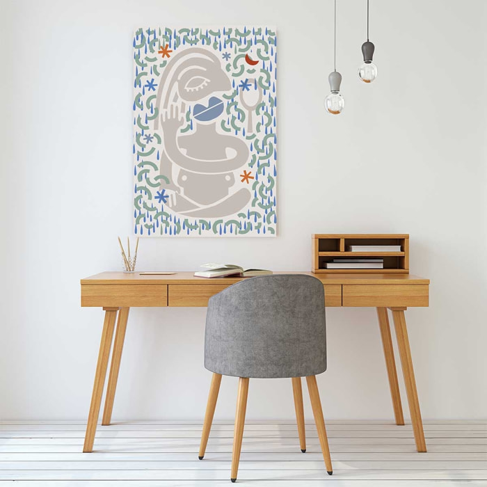 Tableau meditation féminine Tableau plexiglas