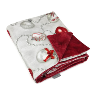 PLAID REVERSIBLE DE TERCIOPELO DE NAVIDA XMAS DAYS 130x170 cm