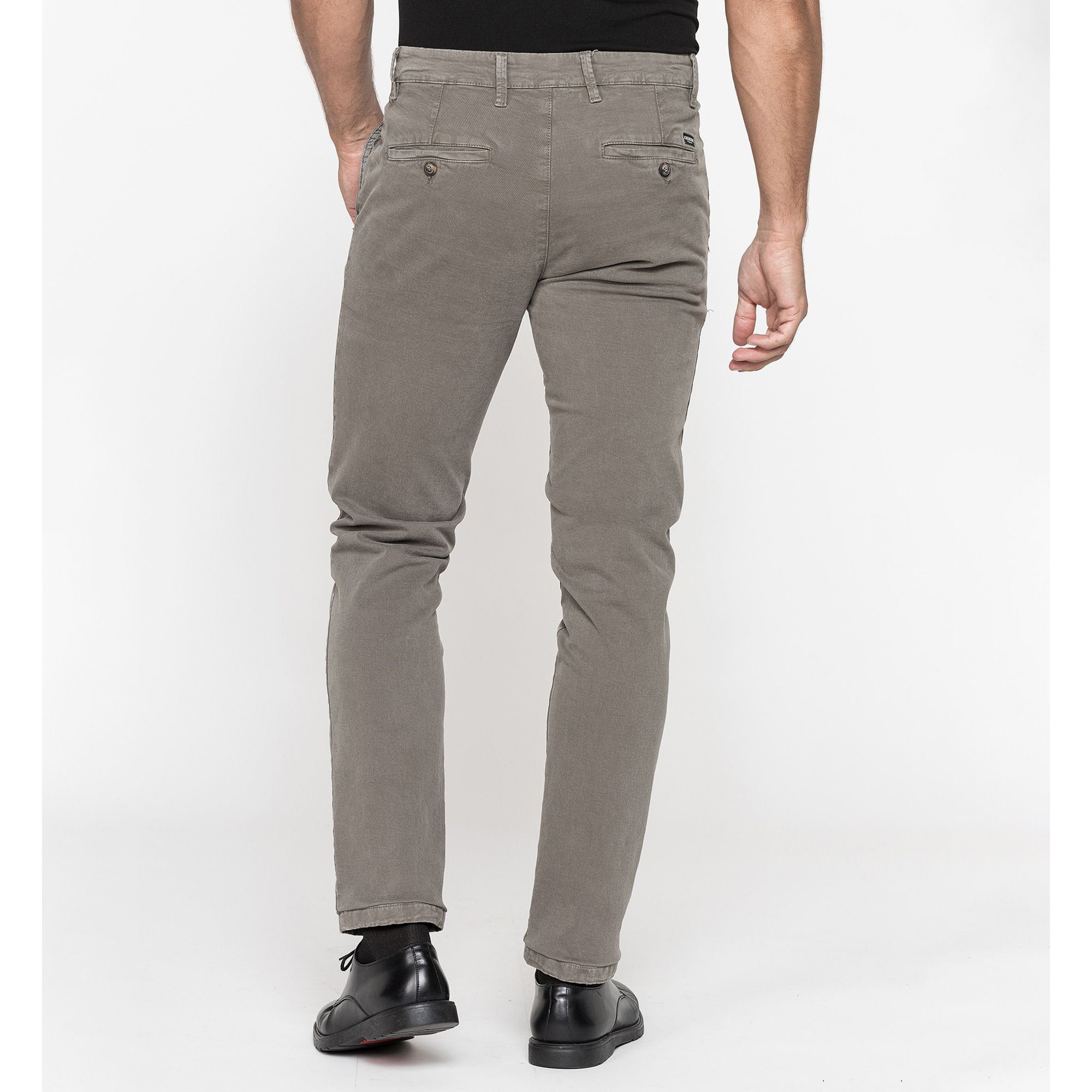 PANTALONE CHINO MOD. 624 IN GABARDINA STRETCH PESANTE