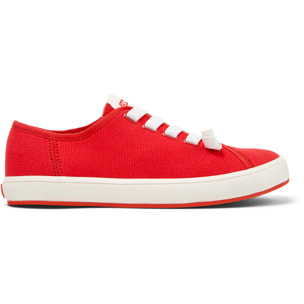Zapatillas - CAMPER Peu Rambla II - Rojo - Textil natural